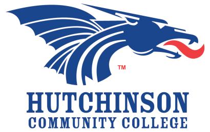 Logo for Hutchinson Community College (Blue Dragon)