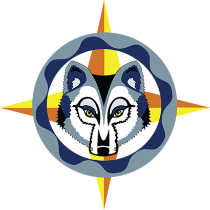 Logo for Wolf Creek Nuclear Operating Company (drawing of wolf's face over a compass symbol)