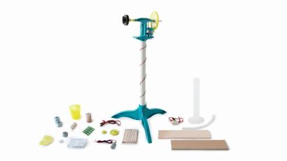 kidwind advanced equipment spread out on table