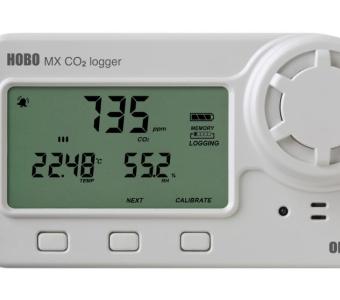 data logger showing stats on screen with white background
