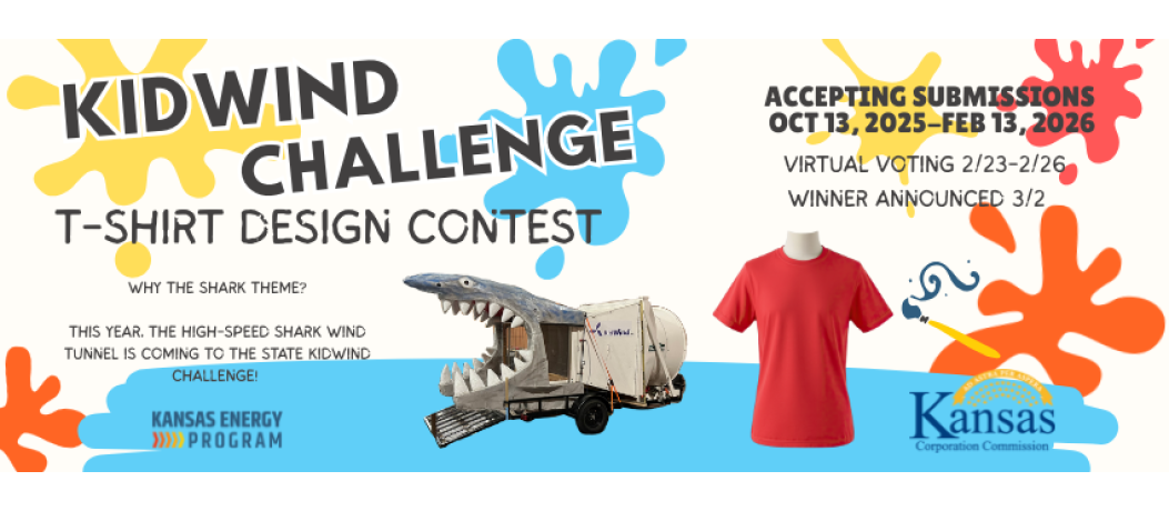 2026 KidWind Challenge T-Shirt Design Contest | Kansas Energy Program