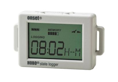 data logger showing stats on screen with white background